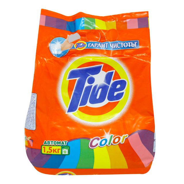 картинка Тайд Колор / Tide Color - Стиральный порошок для цветного белья, 1,5 кг