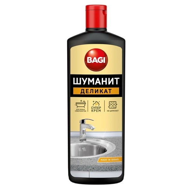 картинка Баги Шуманит Деликат / Bagi - Универсальный чистящий крем для любых поверхностей 350 мл