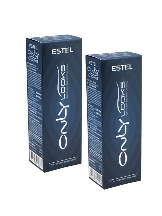 картинка Эстель / Estel Only Looks 603 - Краска для бровей и ресниц тон иссиня-черный 80 мл