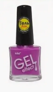 картинка Кики / Kiki Лак для ногтей Gel Effect тон 44 темно-сиреневый 6 мл