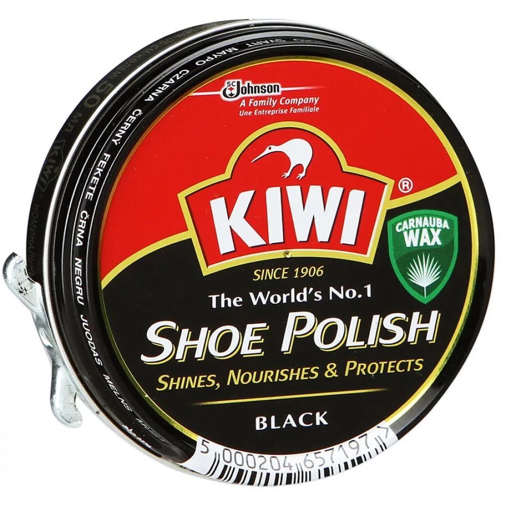 картинка Киви / Kiwi - Крем для обуви, черный, 50 мл