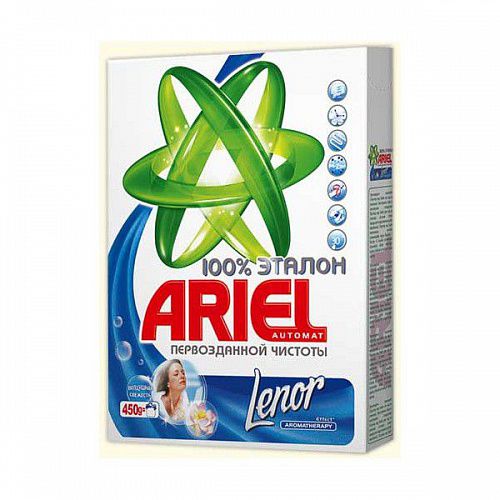 картинка Ариель Ленор Эффект / Ariel - cтиральный порошок для белья 450 грамм