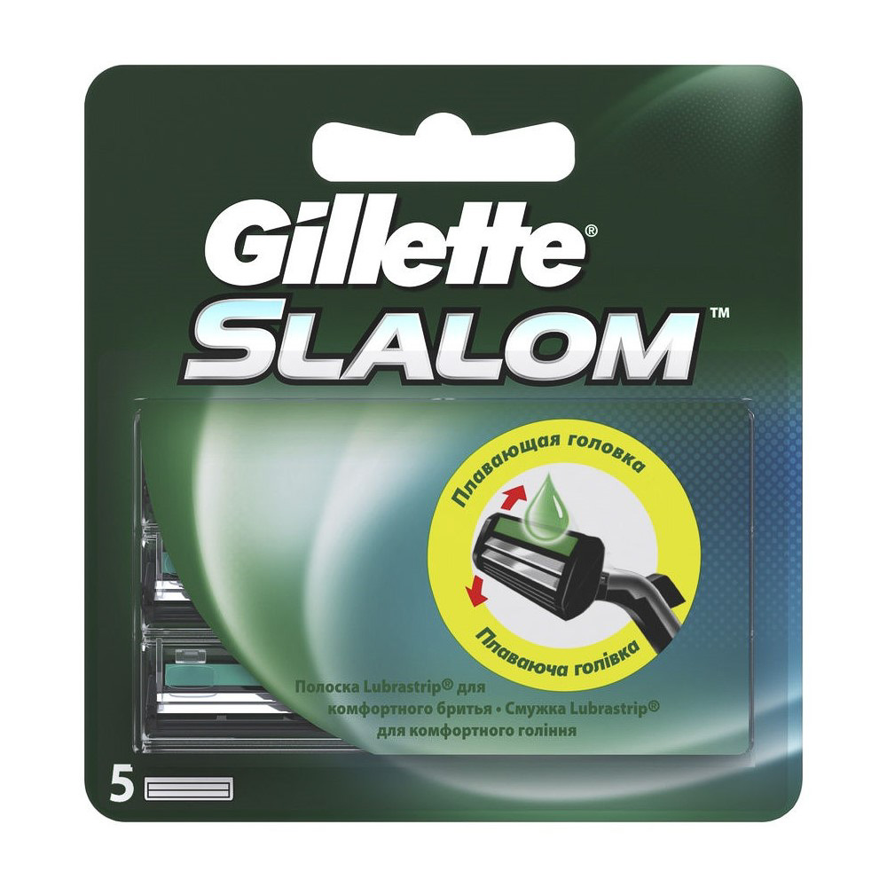Ашан кассеты для бритья gillette slalom