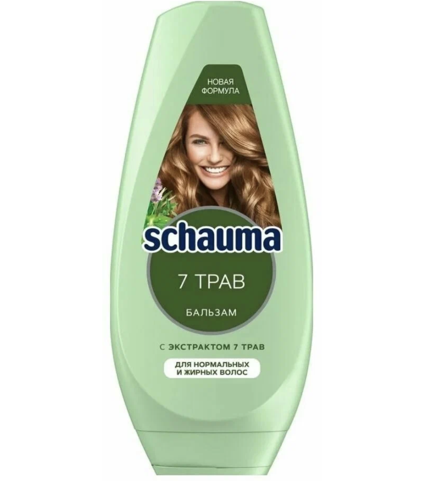 картинка Шаума / Schauma - Бальзам для нормальных и жирных волос 7 трав 300 мл