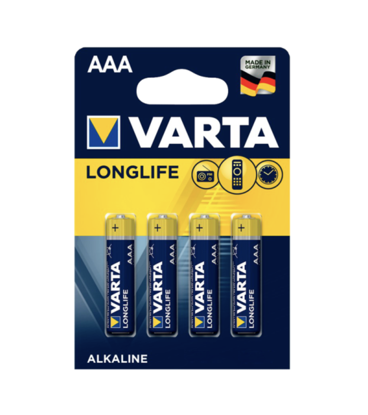   / Varta -  Longlife micro AAA LR03 1,5V 4 