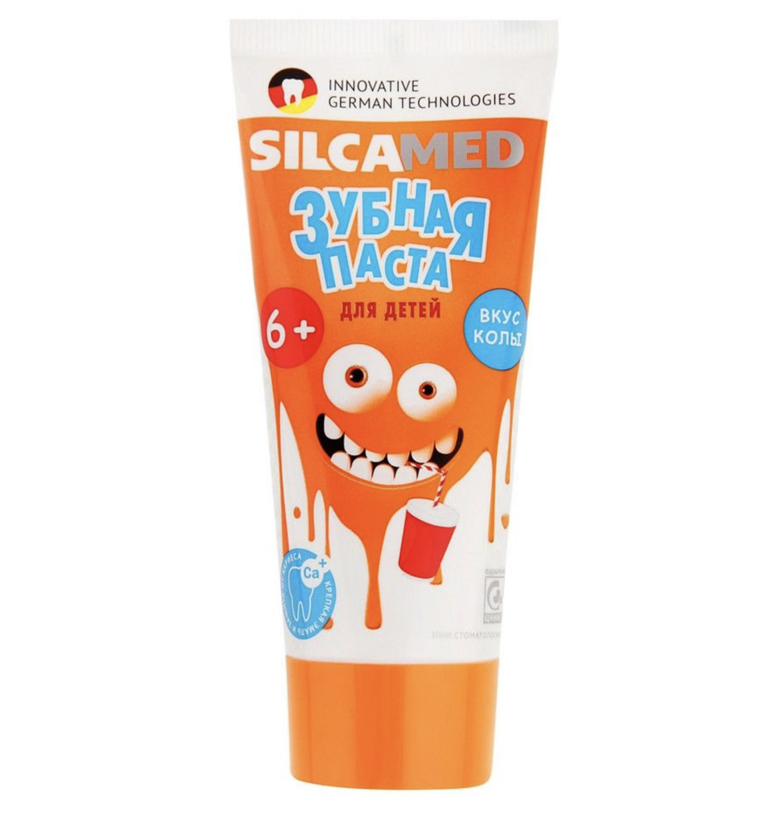 картинка СилкаМед / SilcaMed - Зубная паста для детей 6+ вкус Колы 65 г