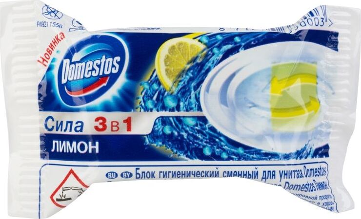 картинка Доместос / Domestos Лимон - Сменный блок для унитаза, 40 гр