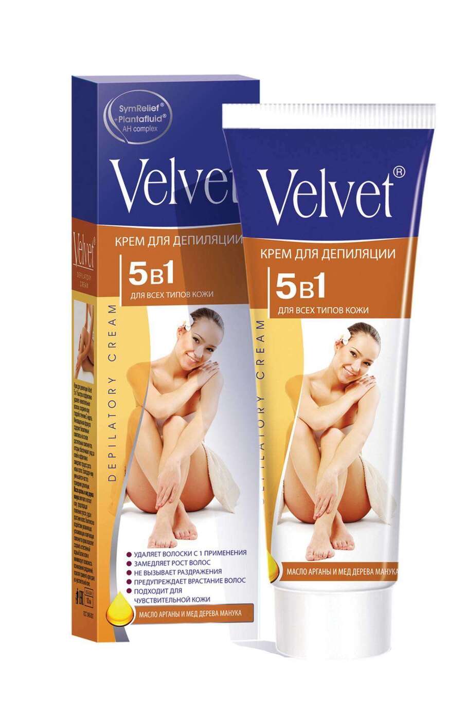 картинка Велвет / Velvet - Крем для депиляции 5в1 для всех типов кожи 100 мл