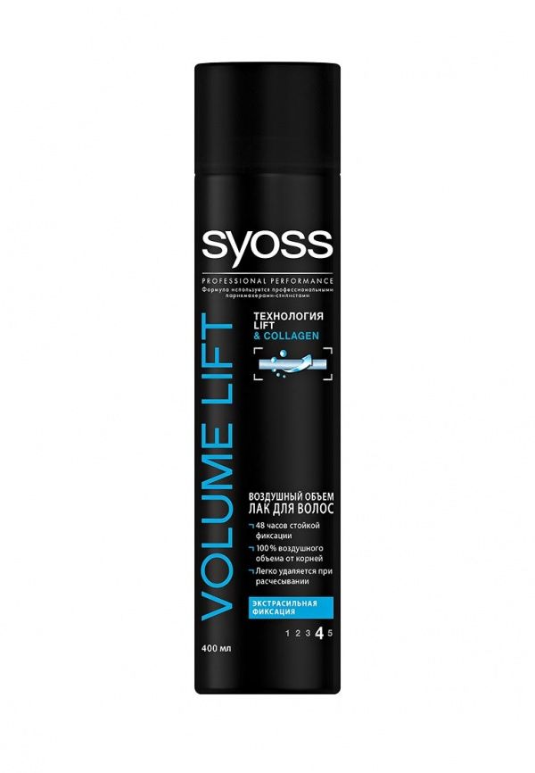 картинка Сьосс Вольюм Лифт / Syoss Volume Lift - Лак для волос Объем экстрасильной фиксации, 400 мл