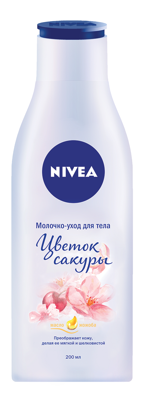картинка Нивея / Nivea - Молочко для тела Цветок Сакуры, 200 мл