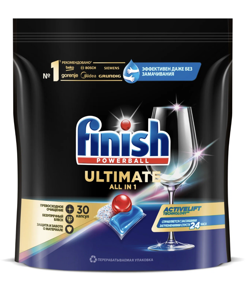   / Finish All In 1 PowerBall  Ultimate -     30 