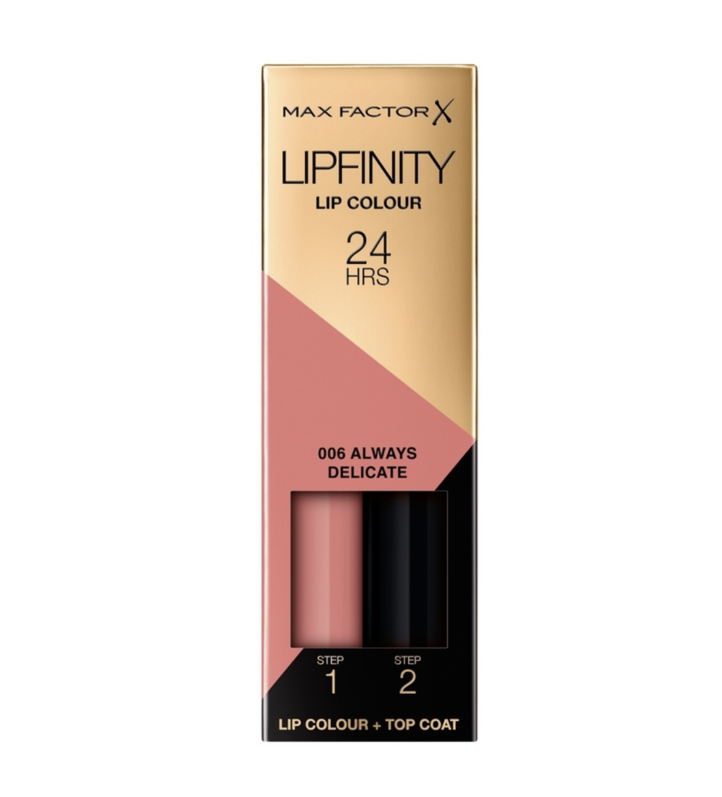 Макс Фактор / Max Factor - Помада+Блеск для губ Lip Colour Lipfinity тон  006 Always Delicate 4,2 г - Интернет-магазин бытовой химии 