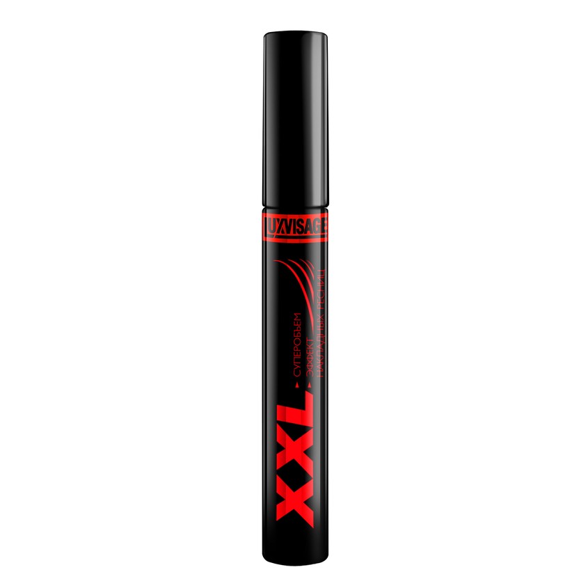 картинка ЛюксВизаж / LuxVisage - Тушь для ресниц XXL суперобъем и эффект накладных ресниц черная
