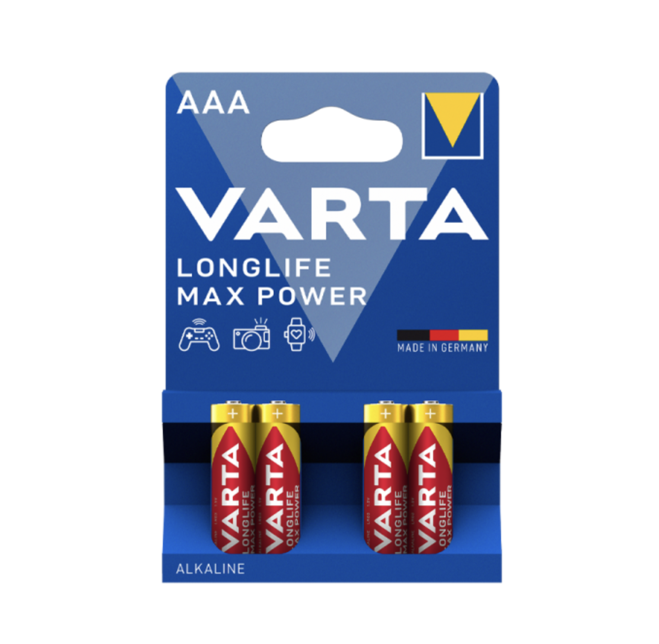   / Varta -  Longlife Max Power Alkaline AAA micro LR03 1,5V 4 