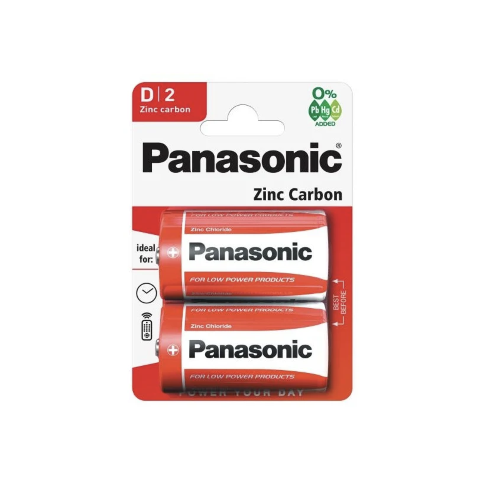   / Panasonic -   Zinc Carbon D LR20 1,5V 2 