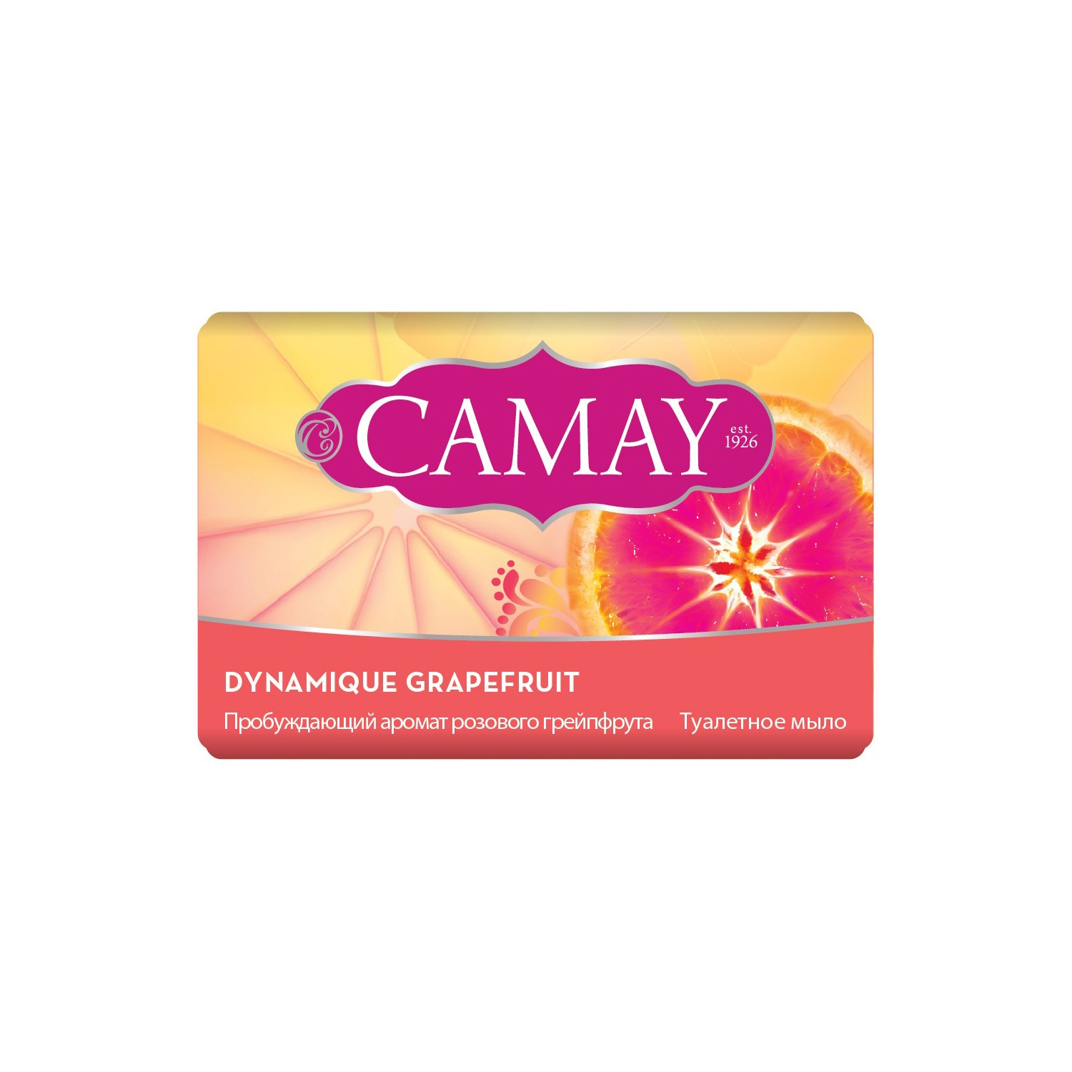 картинка Камей Динамик / Camay Dynamique - Туалетное мыло с ароматом розового грейпфрута , 85 гр
