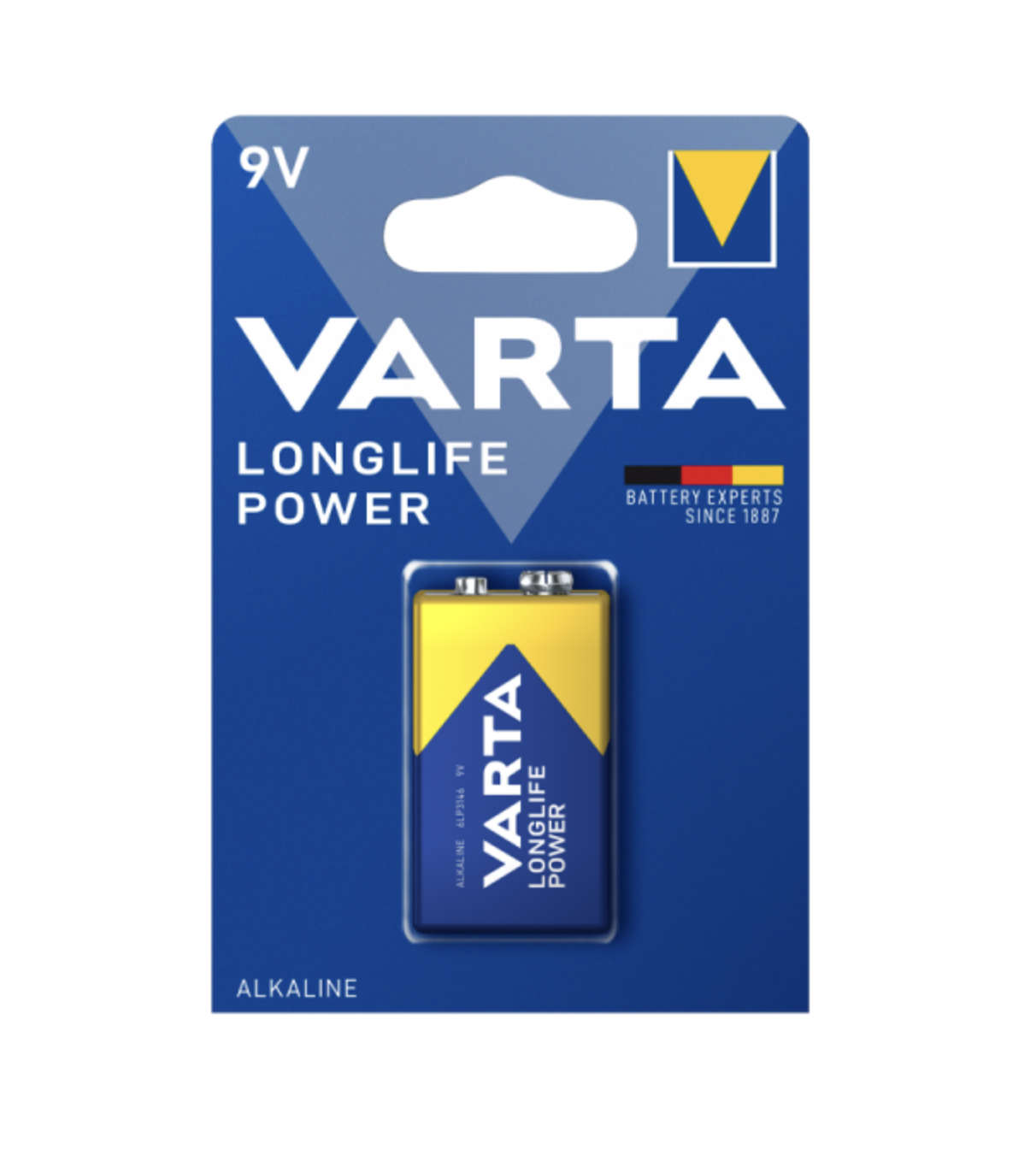   / Varta -  Longlife Power Alkaline High Energy E-Block 9V 6LP3146, 1 