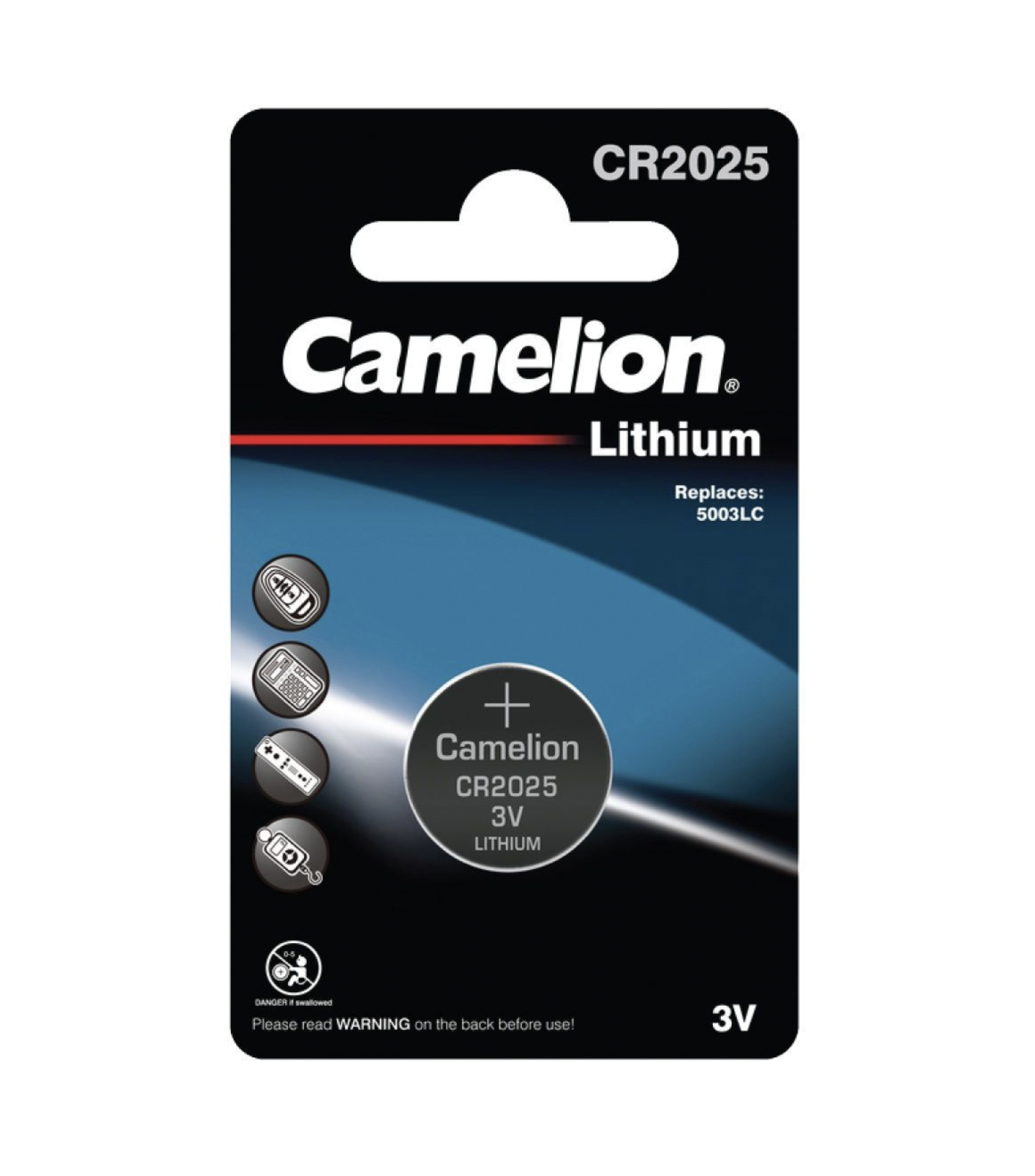   / Camelion CR2025-BP1 -  Lithium 3V 5003LC  1 