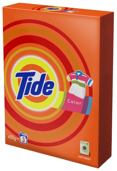 картинка Тайд Колор / Tide Color - Стиральный порошок для цветного белья, 450 гр