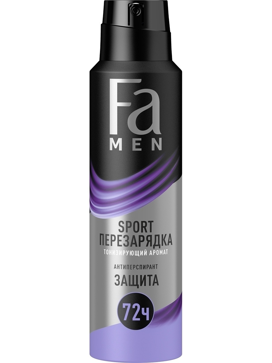 картинка Фа / Fa Men - Дезодорант-антиперспирант спрей Sport перезарядка тонизирующий аромат 150 мл