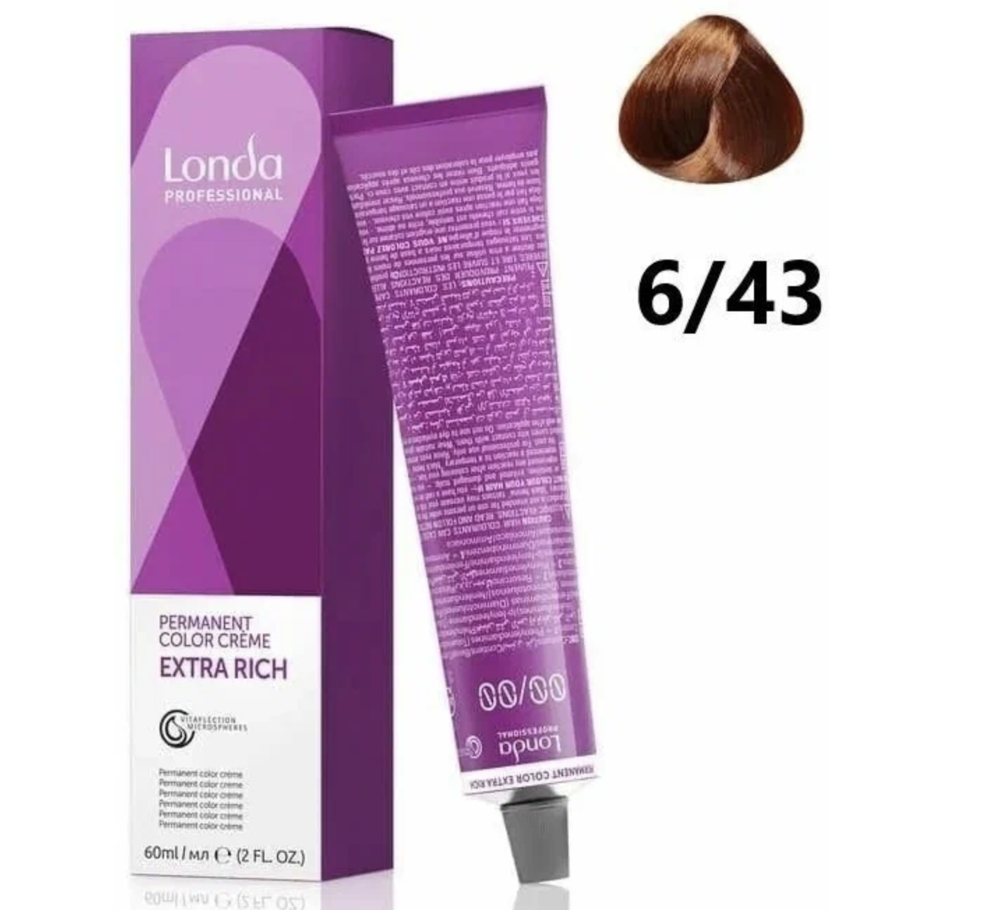   / Londa Professional - -   Permanent Color Extra Rich  6/43, 60 