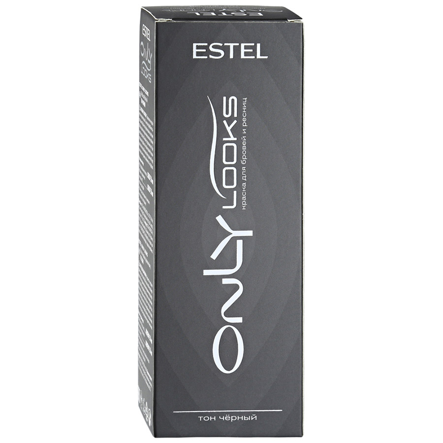 картинка Эстель / Estel Only Looks 601 - Краска для бровей и ресниц тон черный 80 мл