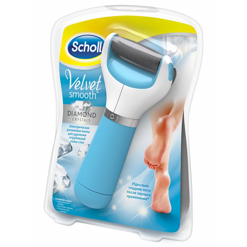 картинка Шоль / Scholl - Электрическая роликовая пилка для удаления огрубевшей кожи стоп