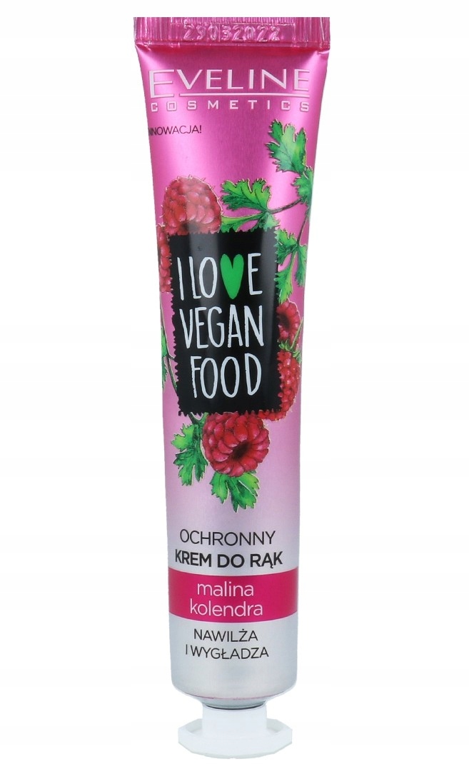 картинка Эвелин / Eveline I love vegan food - Крем для рук Малина и кориандр 50 мл