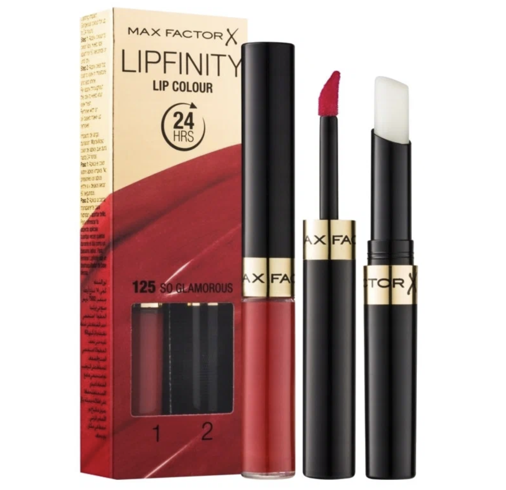    / Max Factor - +   Lip Colour Lipfinity  125 So Glamorous 4,2 