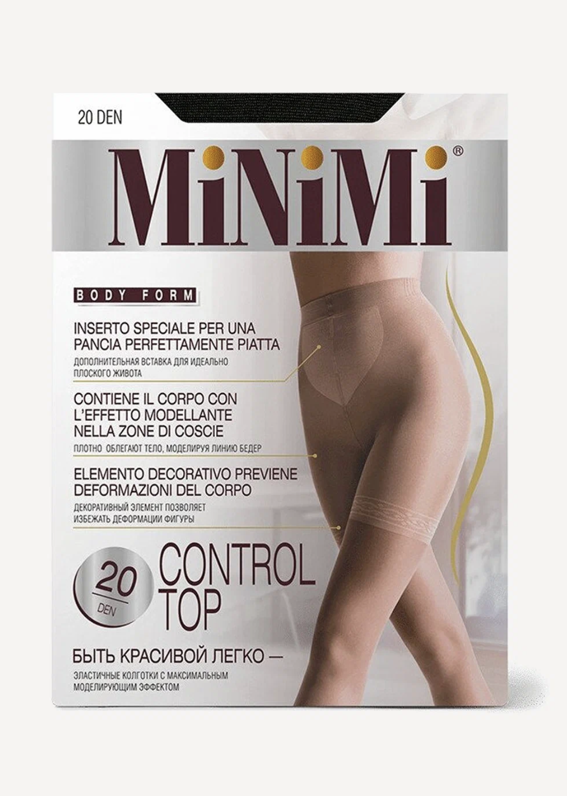   / MiNiMi ControlTop 20/140     BodyForm 20 DEN Nero 4(L)
