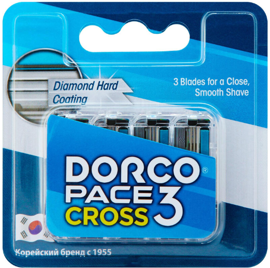   / Dorco Pace3 Cross -    3  4 