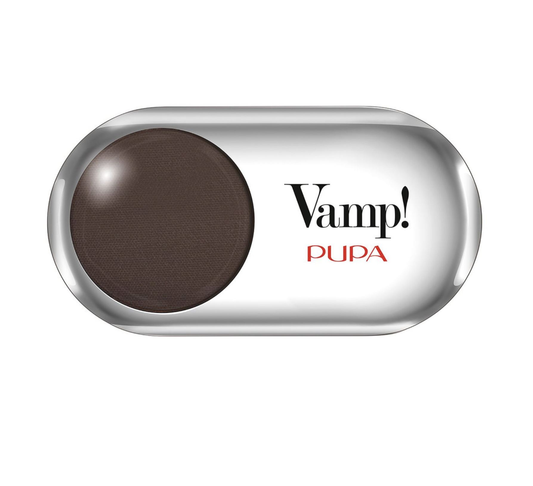 картинка Пупа / Pupa - Тени запеченные для век сияющие Vamp Matt тон 405 Темный шоколад 1 г