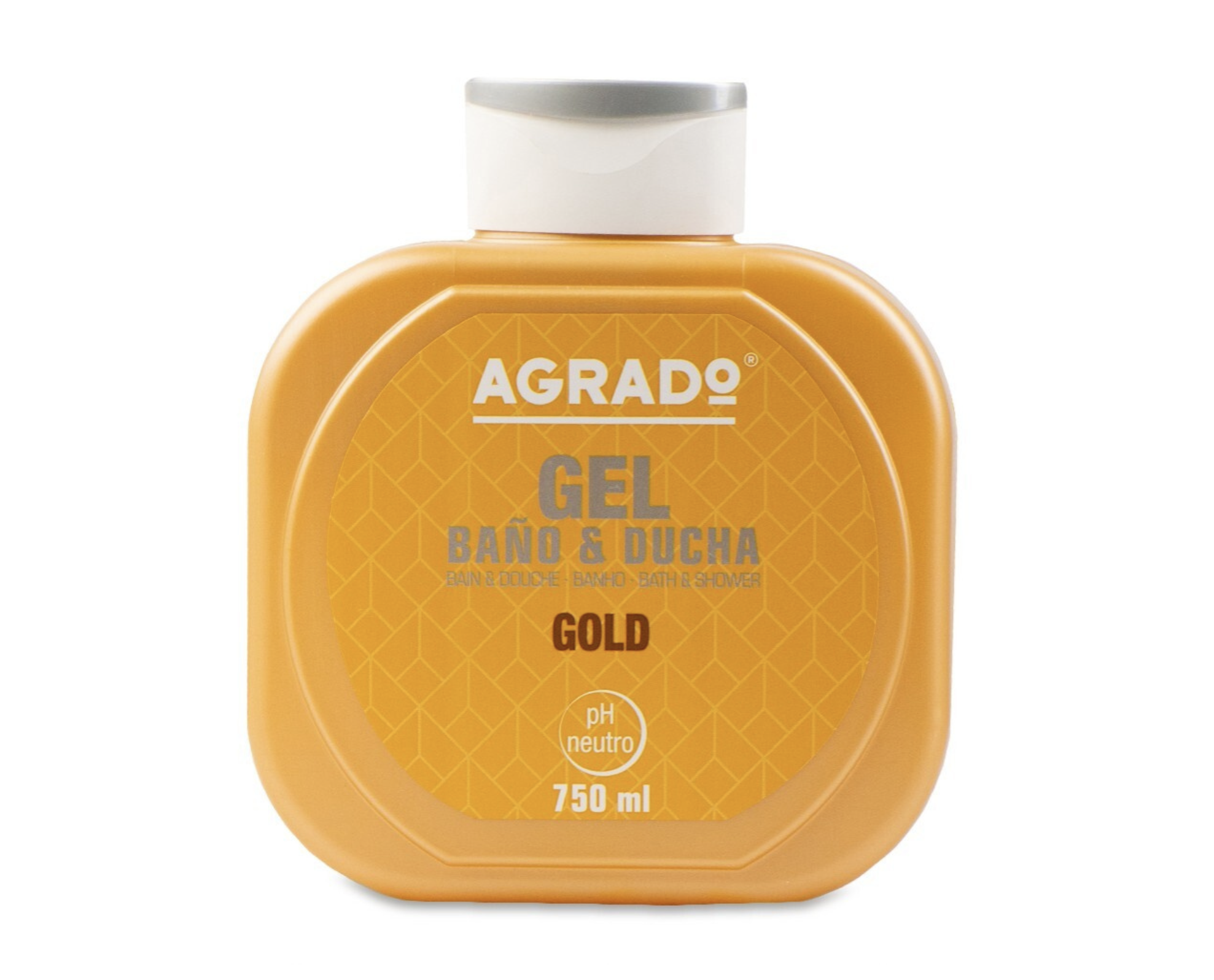 картинка Аградо / Agrado - Гель для ванны и душа Gold Увлажняющий 750 мл
