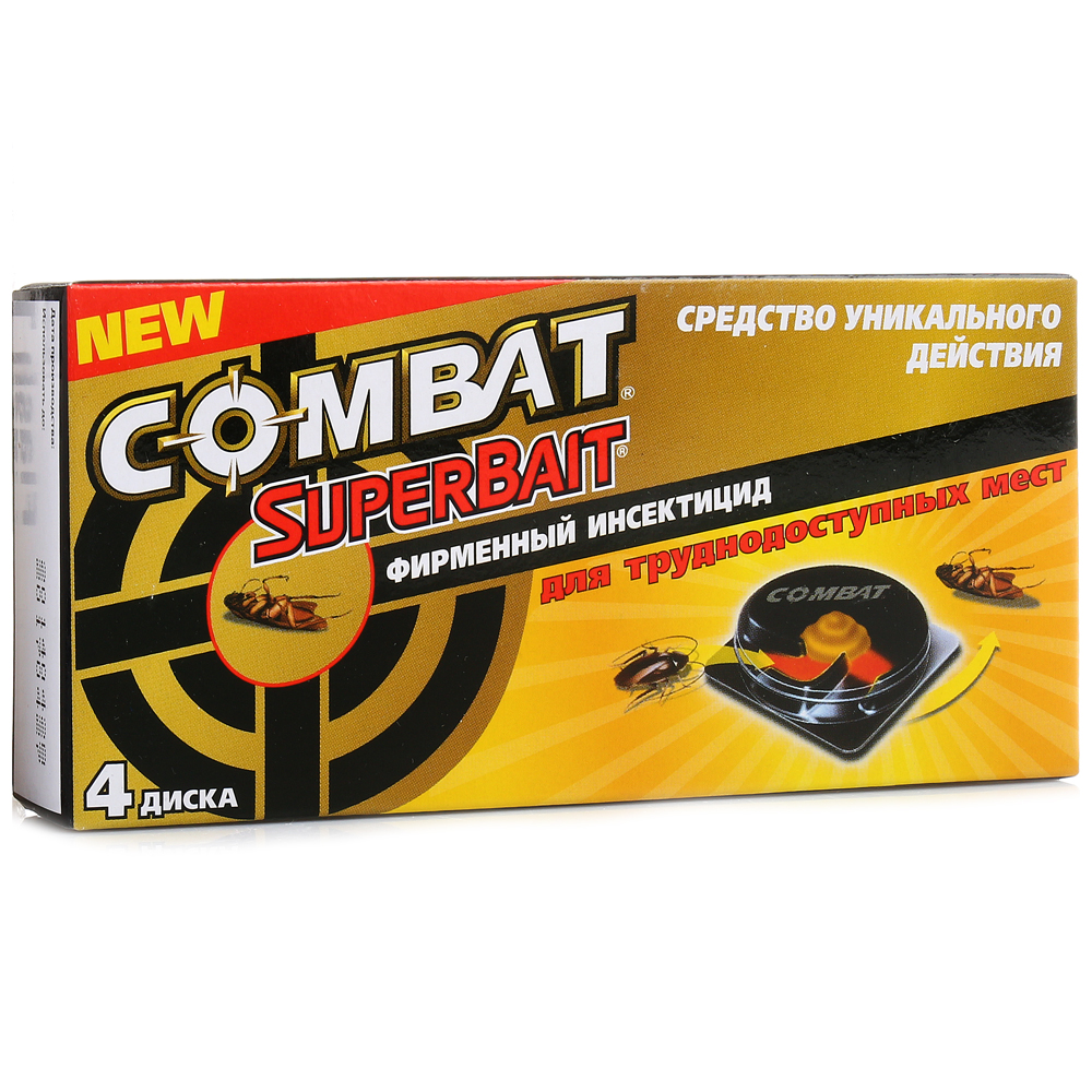 картинка Комбат / Combat SuperBait - Ловушки для тараканов, 4 шт
