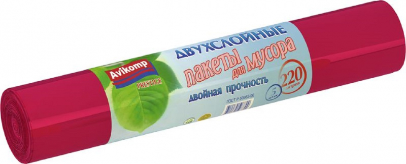 картинка Авикомп / Avikomp - Мешки для мусора 220 литров (5 шт)
