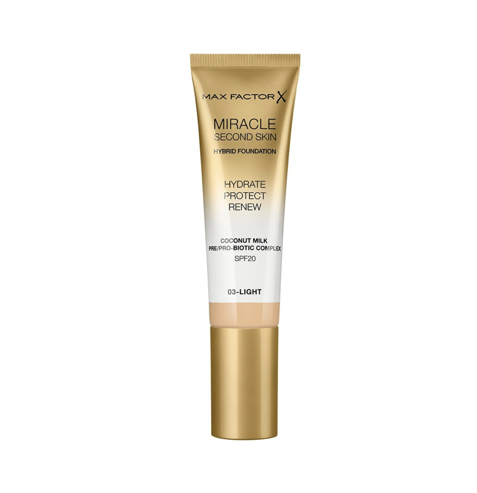    / Max Factor -     Miracle Second Skin  03 Light 30 