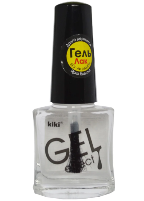 картинка Кики / Kiki Лак для ногтей Gel Effect тон 42 прозрачный 6 мл