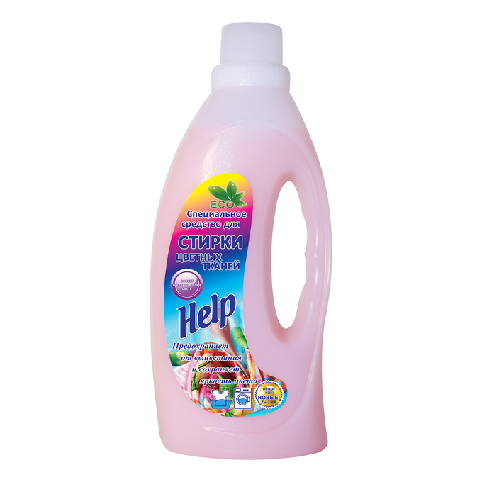 картинка Хелп / Help - Специальное средство для стирки цветных тканей жидкое 1000 г
