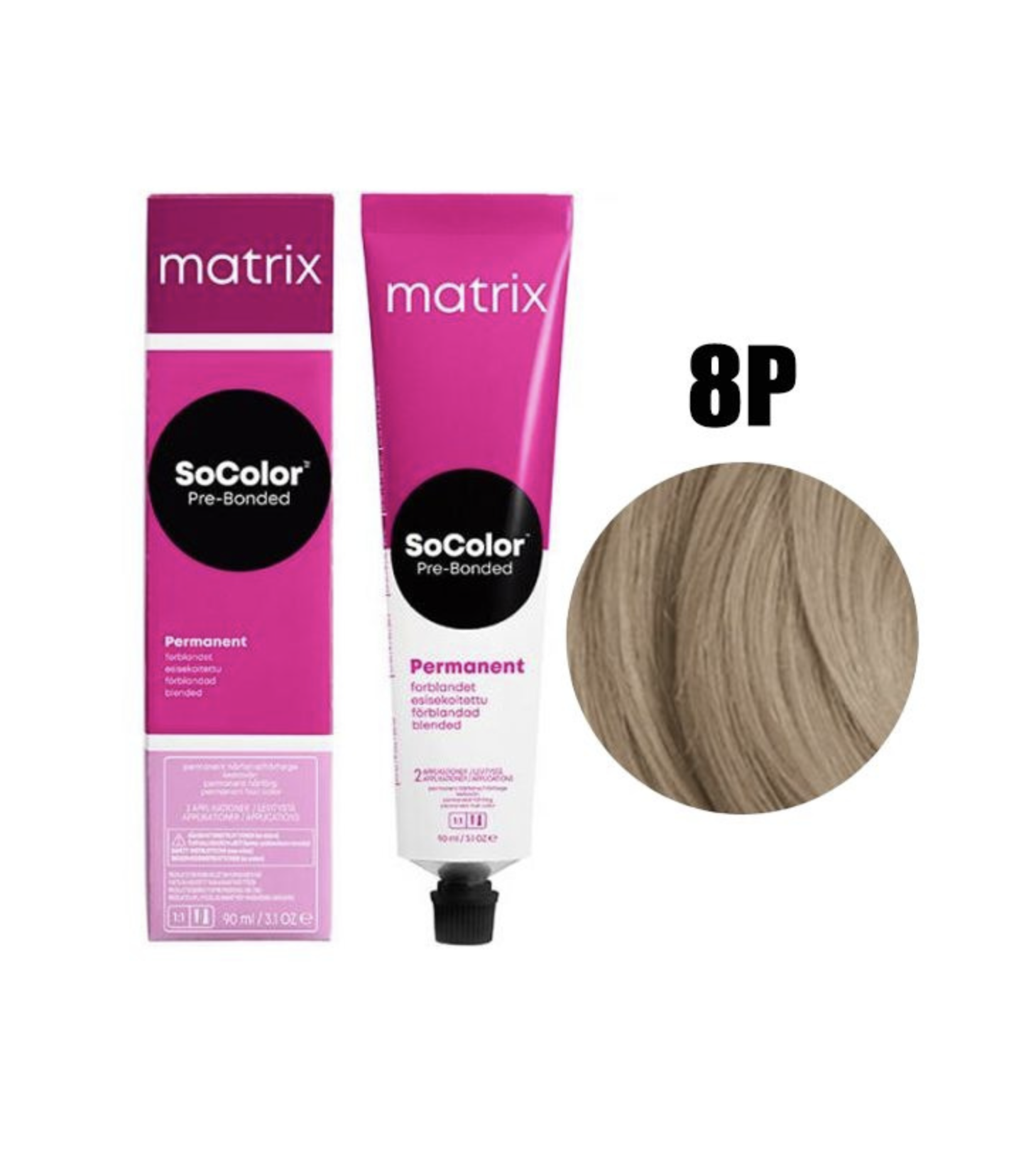 Матрикс / Matrix SoColor Pre-Bonded Краска для волос 8P светлый блондин  жемчужный 90 мл - Интернет-магазин бытовой химии 