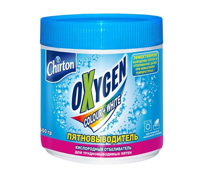 картинка Чиртон / Chirton Oxygen - Кислородный пятновыводитель и отбеливатель 500 г