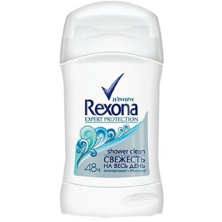 картинка Рексона / Rexona - Твердый Дезодорант-стик Свежесть душа, 40 мл
