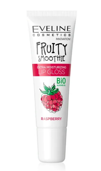 картинка Эвелин / Eveline Fruity Smoothie Экстраувлажняющий блеск для губ Raspberry 12 мл