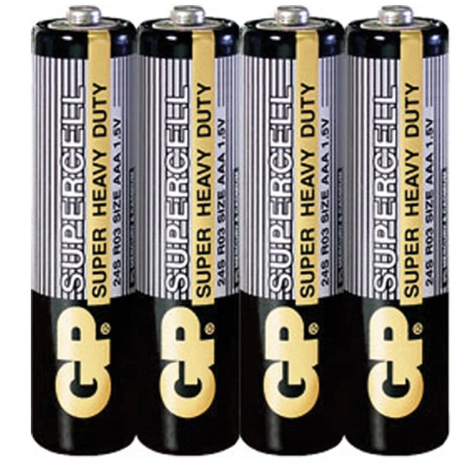  GP -  Supercell Super Heavy Duty 24PL R03 Size AAA 1,5V 4 