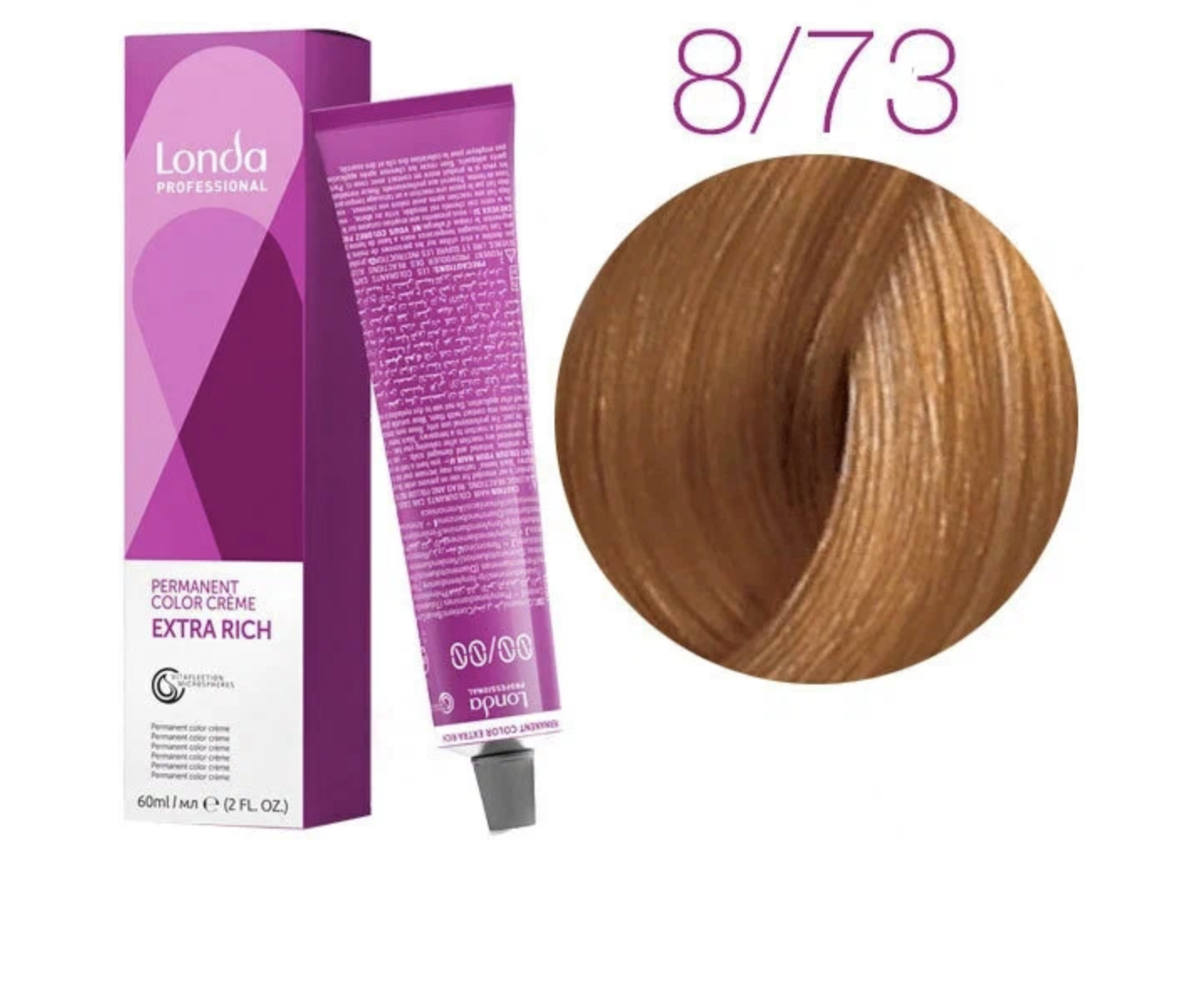 Лонда / Londa Professional - Крем-краска для волос Permanent Color Extra  Rich тон 8/73, 60 мл - Интернет-магазин бытовой химии 