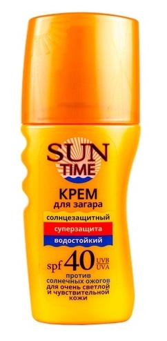 картинка Sun Time - Крем для загара "Суперзащита" SPF 40 150 мл