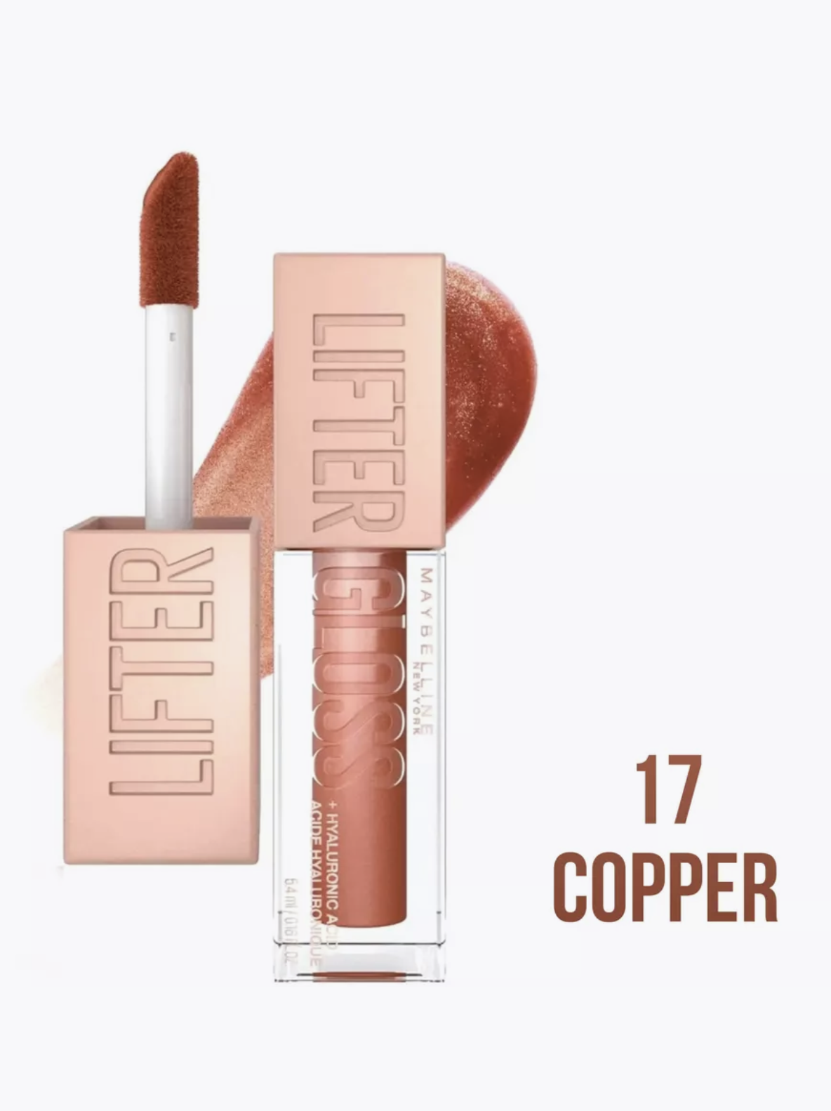   / Maybelline -    Lifter Gloss  17 Copper 5,4 