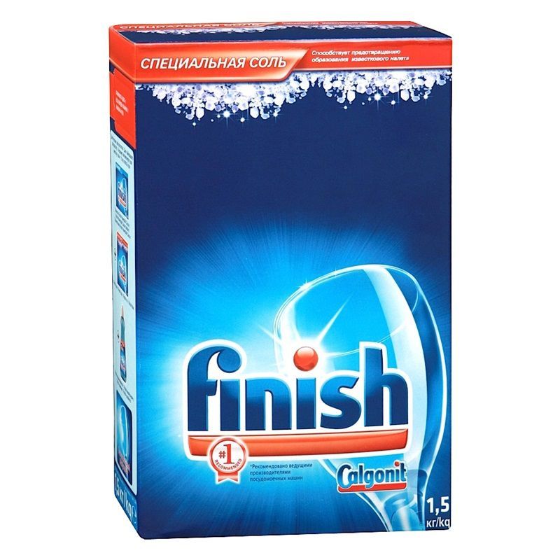 картинка Финиш Калгонит / Finish Calgonit - Соль для посудомоечных машин, 1,5 кг
