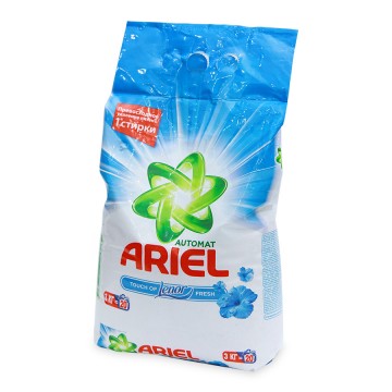 Стиральный порошок для цветного белья Ariel Lenor эффект автомат, 3 кг —  цена от 729,99 руб. Глобус