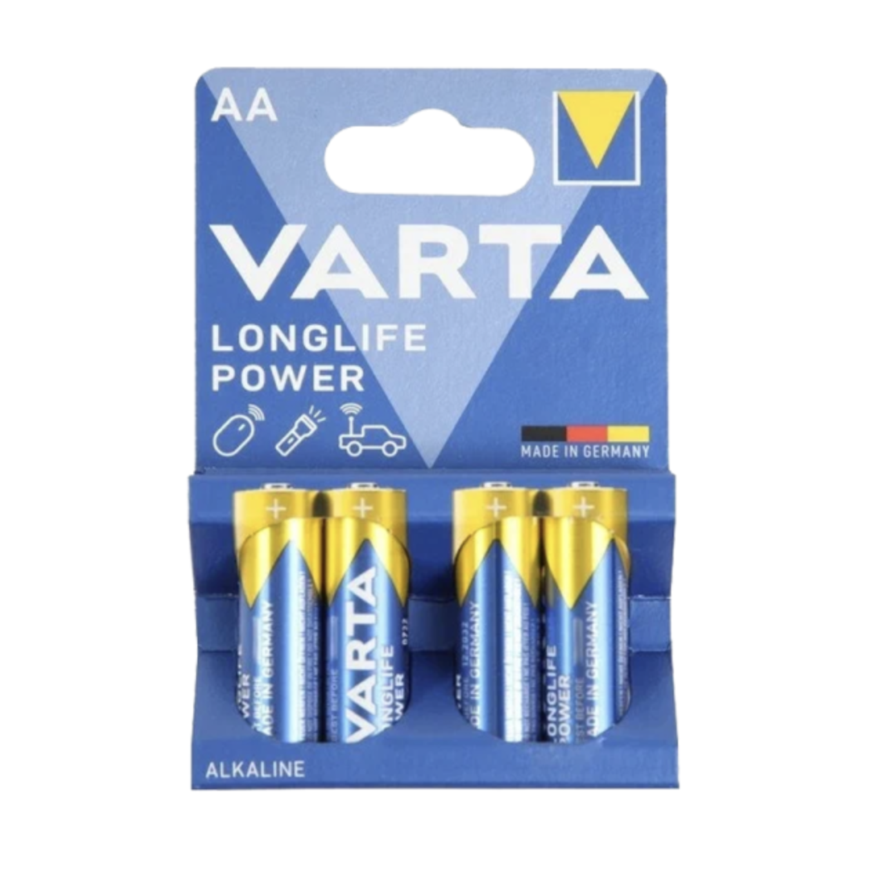   / Varta -  Longlife Power Alkaline High Energy Baby Mignon AA LR6 1.5V 4 