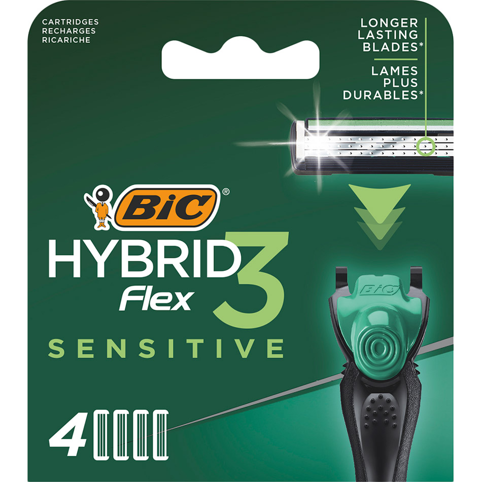     / Bic Flex 3 Hybrid Sensitive -     4 
